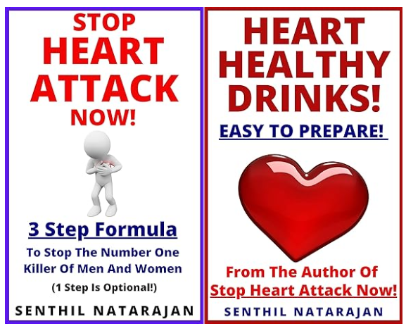 stop heart attack now heart healthy drinks senthil natarajan amazon